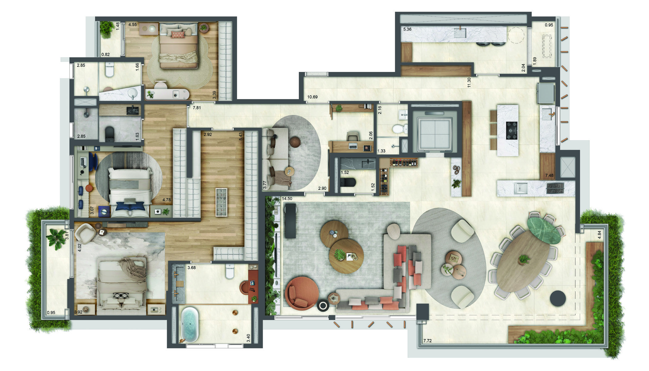 Planta Cozinha Aberta